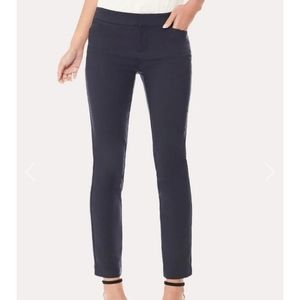 Ecru Madison Power Stretch Pant Navy Blue